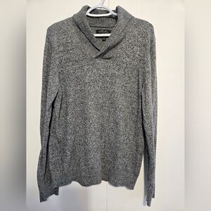 Marc Anthony Men's Luxury Blend Slim Fit Charcoal V-Neck Sweater‎ - Size Large